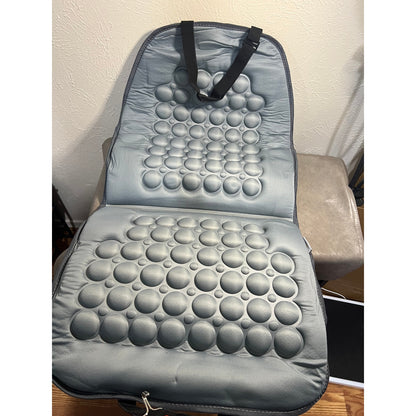 FREMONT AUTO Car Seat Cover Breathable Seat Protector- Made With Premium Polyester Fiber And Massage Magnet Bubble Cushion -Adjustable For Cars Truck SUV Vans, Airbag Compatible (Gray 1PC).