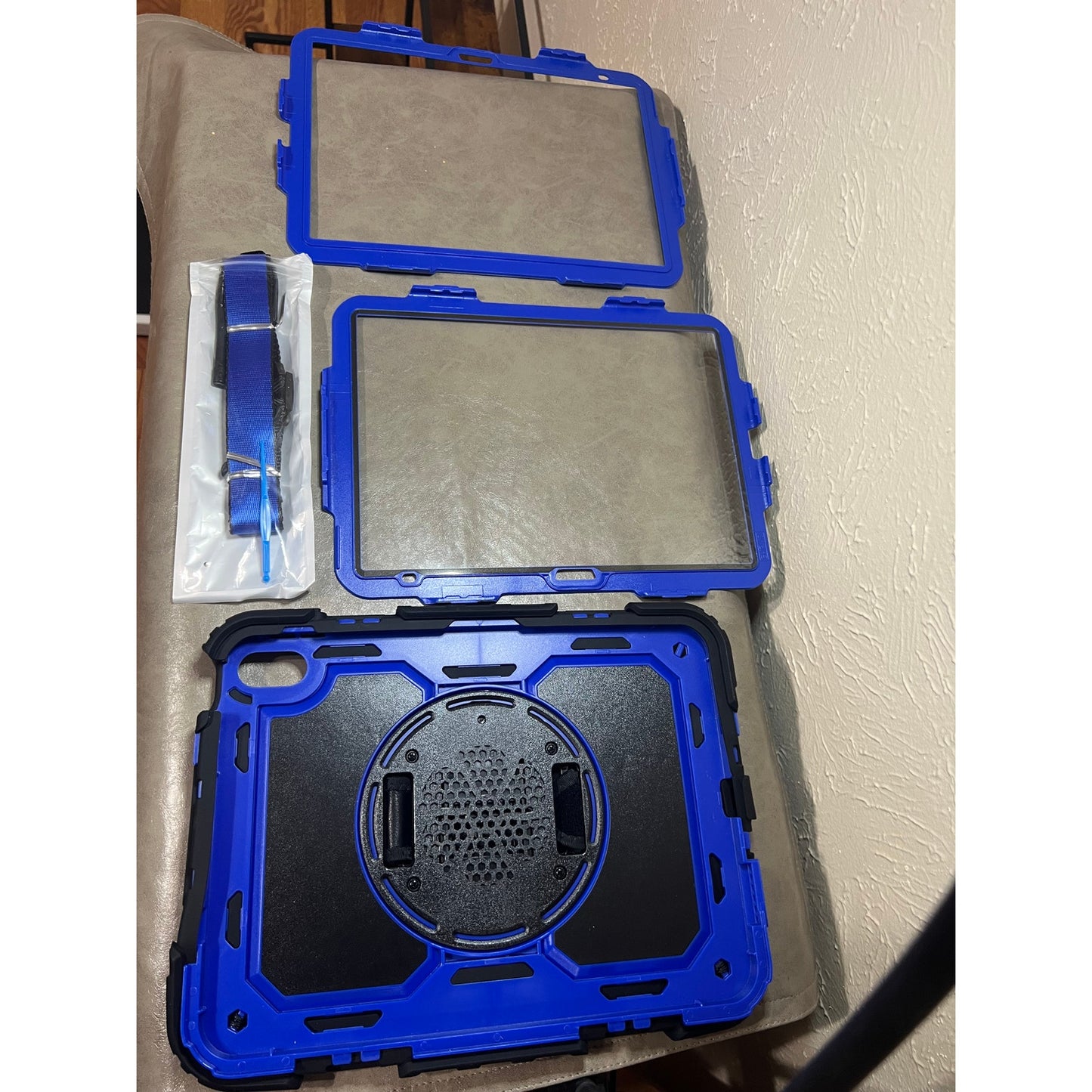 SEYMAC Stock Case For IPad (A16) 11th/10th Generation 11''/10.9'',Blue+Black