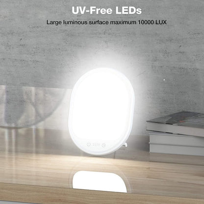 Light Therapy Lamp, UV-Free 10000 Lux Therapy Light Daylight Lamp Touch Control