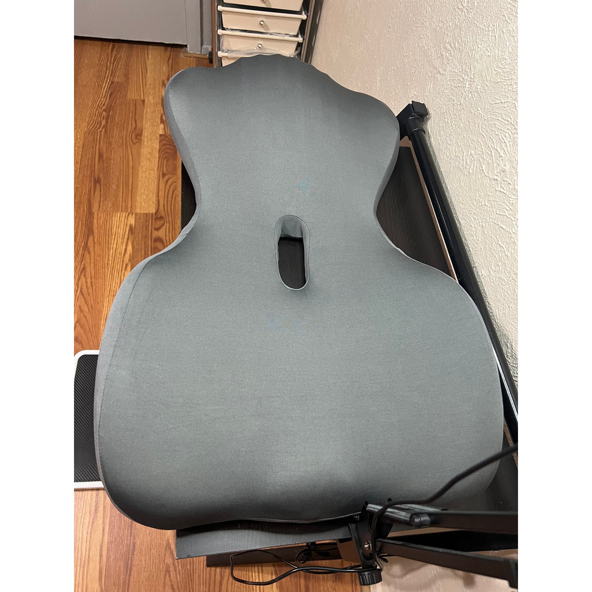 Car Seat Cushion Office Chair Cushion with Lumbar Support Pillow-GRAY