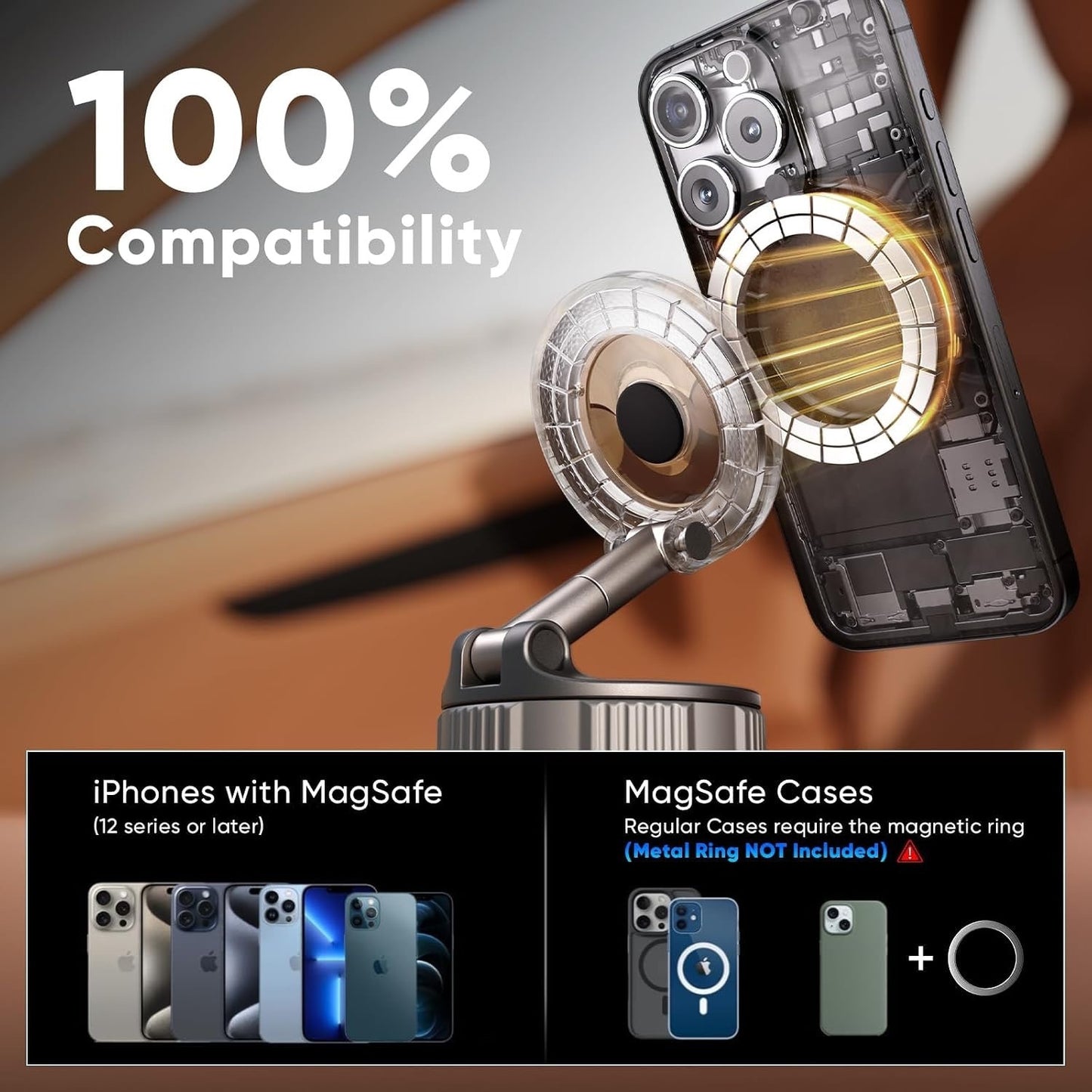Magnetic Phone Holder For Car [120+ LB Strongest Suction & 2800gf Strongest Mag