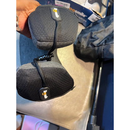 Doosmile Patented Head-Bobble-Preventing Ergonomic 360° Supporting Golden-Black