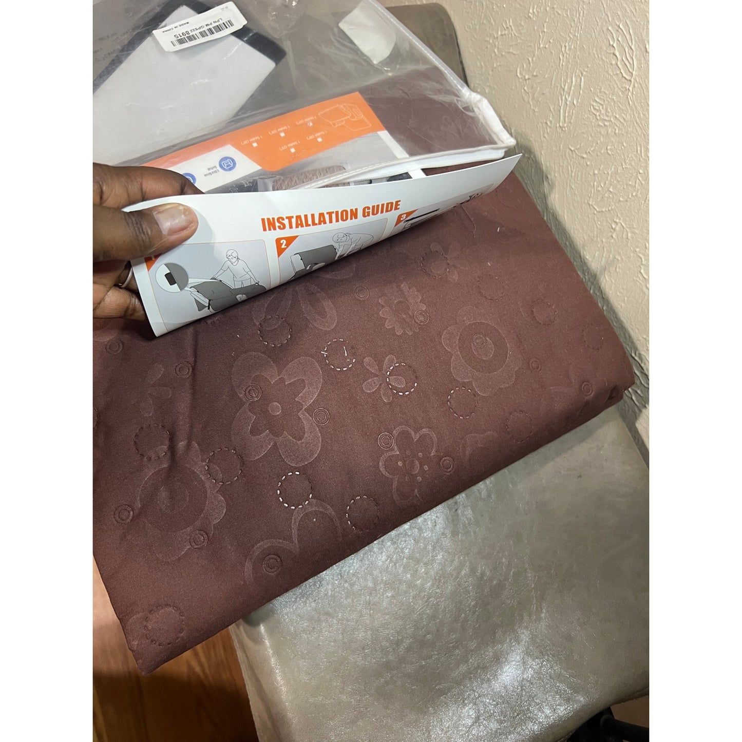 VANSOFY 100% Waterproof Recliner Chair Cover, Recliner Cover (Coffee, 25")