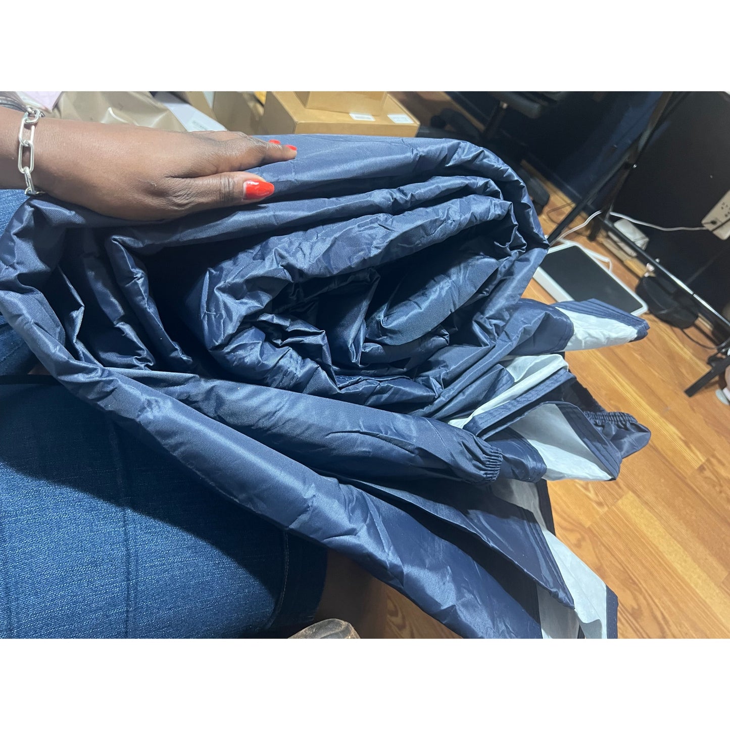Kaugung Custom Fit Car Cover For Land Rover Range Rover SWB & Range Rover-Blue