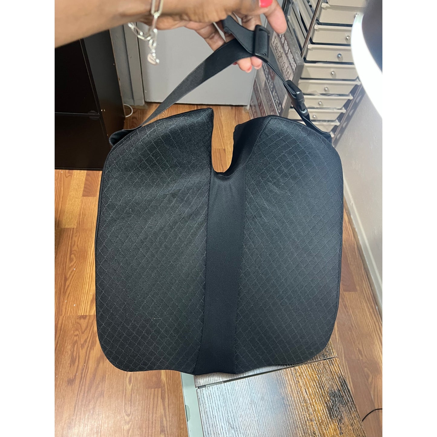 Anzhixiu Elevated Car Seat Cushion For Improved View- Black