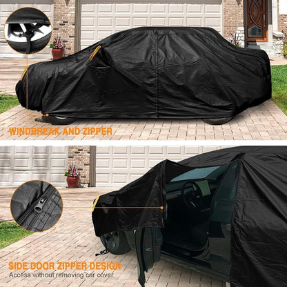 NEVERLAND Car Cover Waterproof All Weather for Sedan 183''L x 70''W x 59''H