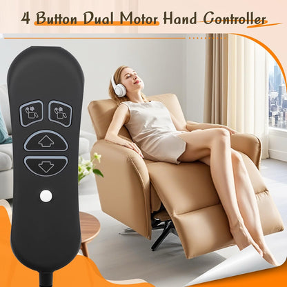 BIBIELF Lift Chair Recliner Remote - Black, 5-Pin Plug