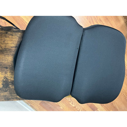 A-Pce Foldable Travel Seat Cushion-With Built-In Handles?Memory Foam Cushions For Relief Of Lower Back, Sciatic, Butt And Tailbone Pain-For Home & Office Use, Perfect For Travel Or Driving-Black