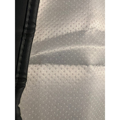 Black Panther Luxury Faux Leather Car Seat Cover Front Bottom Seat Cushion Cover