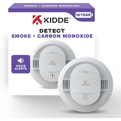 Kidde And Carbon Monoxide Detector, 10-Year Battery Powered, With Voice-1 Pack