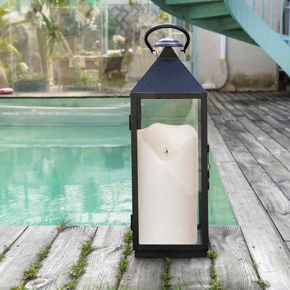 Homemory 6.3" X 12" Extra Large Outdoor Waterproof Candle With Auto 6-Hour