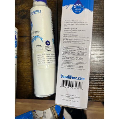2-Pack Replacement For For Samsung RF260BEAESR/AA-0001 Refrigerator Water Filter