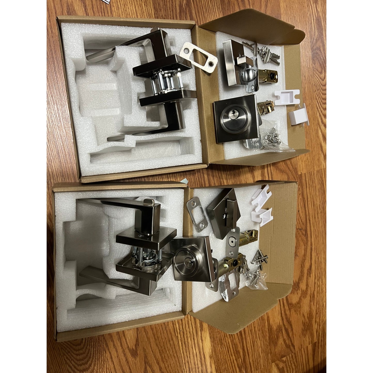 Cielsa Dawn Heavy Duty Key Lock Combination Lockset, Satin Nickel 2PACK-SET