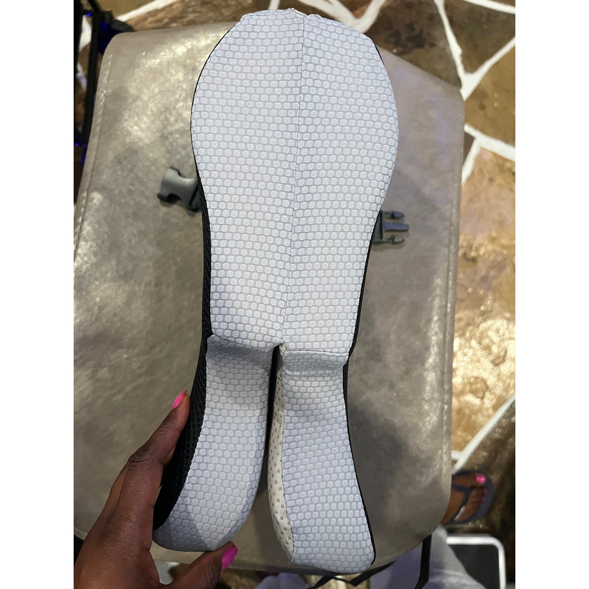 Travel Seat Cushion For Airplane, Small Foldable Hemorrhoid Pillow