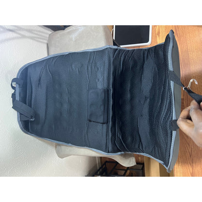 FREMONT AUTO Car Seat Cover Breathable Seat Protector- Made With Premium Polyester Fiber And Massage Magnet Bubble Cushion -Adjustable For Cars Truck SUV Vans, Airbag Compatible (Gray 1PC).