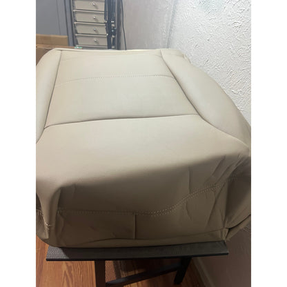 Vigoraze Driver Bottom Leather Replacement Seat Cover Tan Compatible-Tan