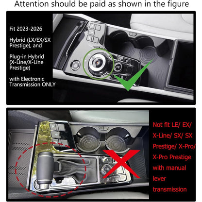HGWEI 2 Pack Center Console Organizer Compatible With 2023-2026 Kia Sportage
