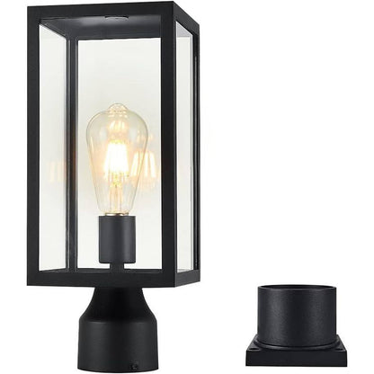 Windben Large 15 Inch Outdoor Post Light,Waterproof Cast Aluminium Lamp Post