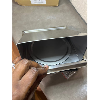 Gisafai 6 Inch Dryer Vent Cover Outdoor With Stainless Steel Screen Silver