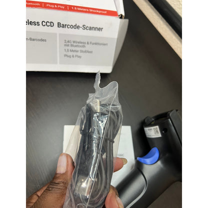 Tera Barcode Scanner 1D Wireless CCD: 2500 Pixel, Battery Indicator, T5100C