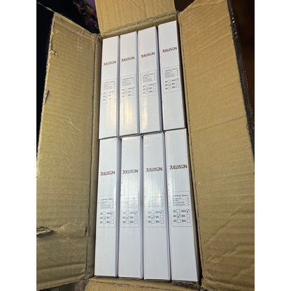 JULLISON 8 Pack 6 Inch LED Low Profile Recessed & Surface Mount Disk Light, Round, 15W, 900 Lumens, 4000K Cool White, CRI80, Driverless Design, Dimmable, ETL Listed, White.