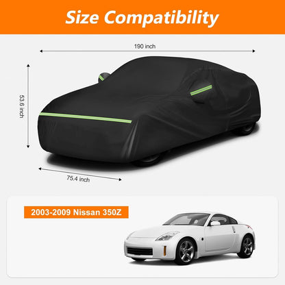 BIGACOVER Car Cover Waterproof For 2003-2009 Nissan 350Z Fairlady Z33