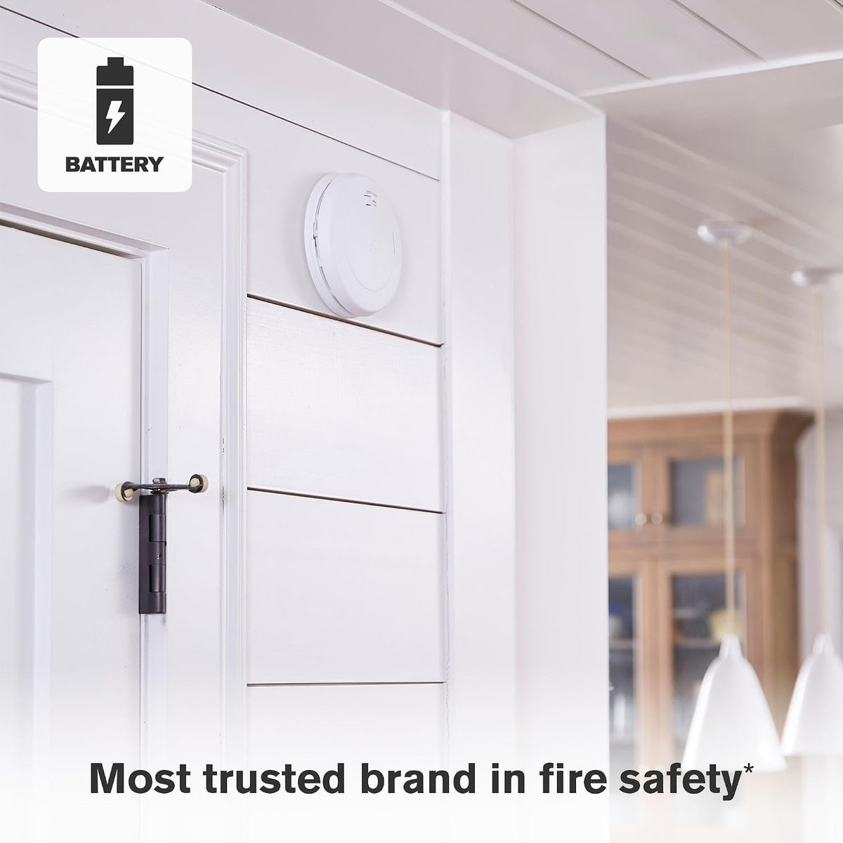 First Alert 10-Year Battery Smoke Alarm Slim Profile SM210