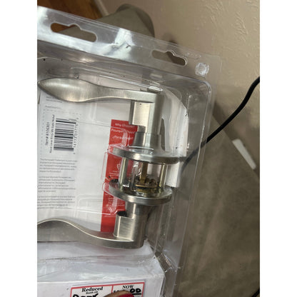 Honeywell Safes & Door Locks - Interior & Exterior Wave Lever Door -Satin Nickel