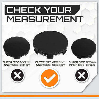 ME 2.7Inch 68MM Wheel Center Caps For BMW 3 Series 4 Series 5 Series X Serires