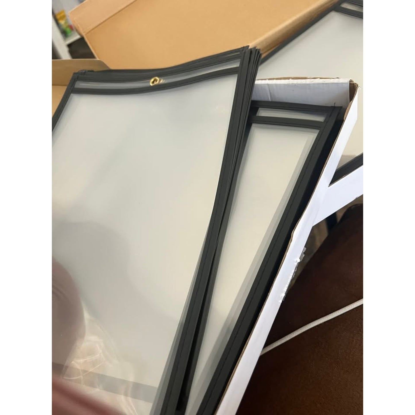 Better Office Products Shop Ticket Holders, 9 X 12 Inches, Both Sides Clear, Stitched Black