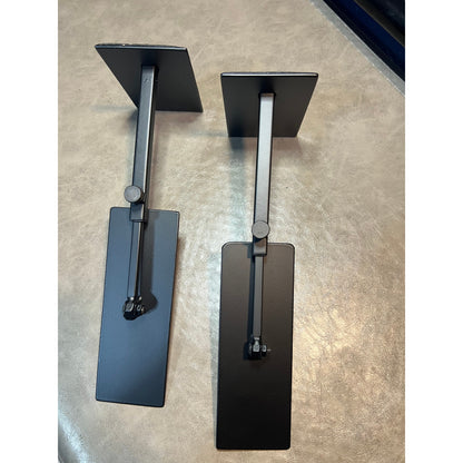 Uxcell 2 Pack Adjustable Height Shoe Risers Metal CountertopShoeRackHolder-Black