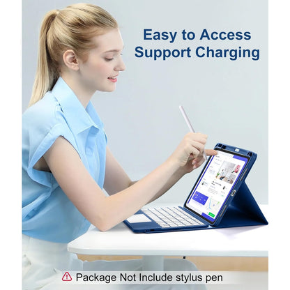 Harvopu Compatible With IPad Air 11 Inch & Air 5th/ Air 4th Gen (Navy Blue)