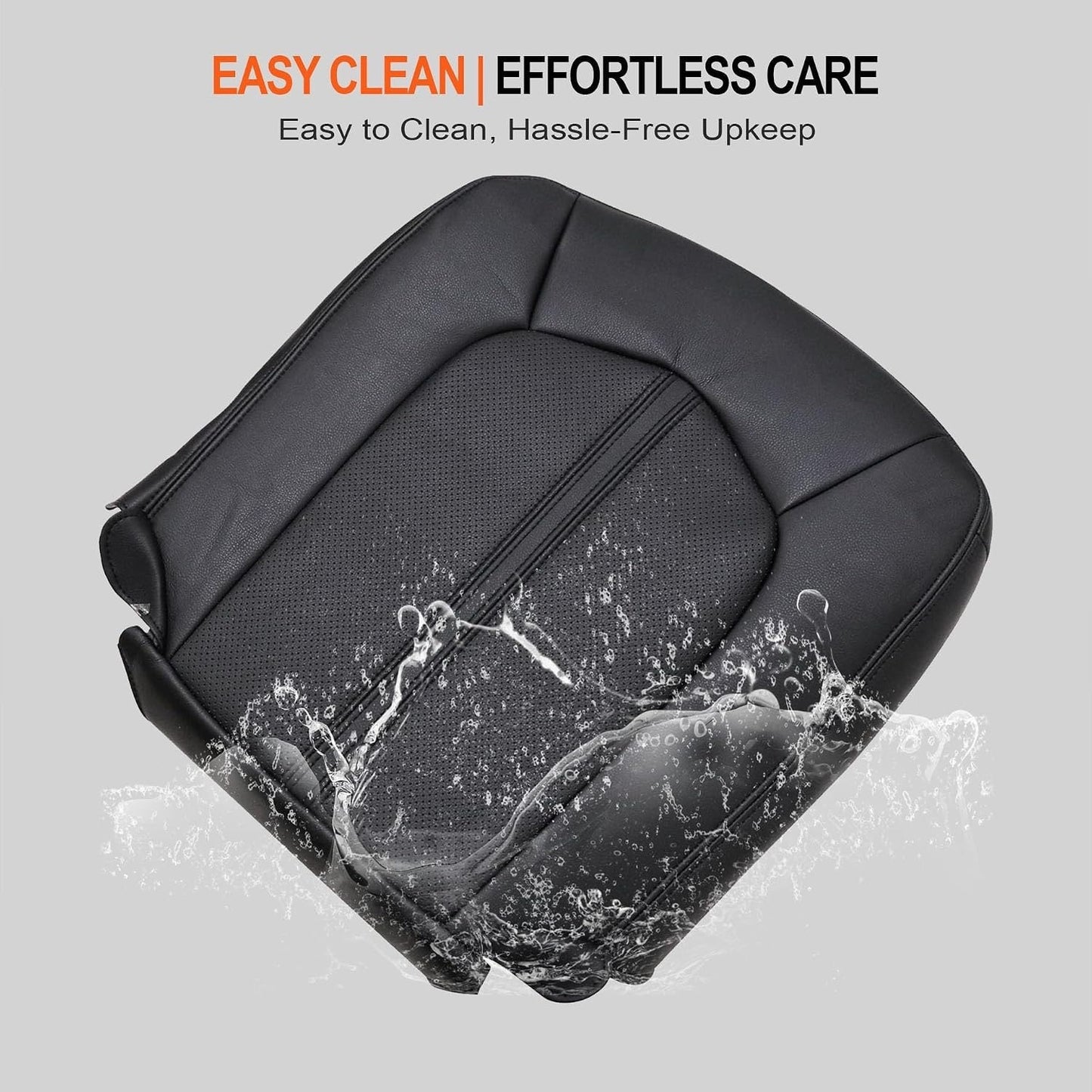 GXARTS Front Driver Side Bottom Cadillac CTS Replacement Perforated LeatherSeat