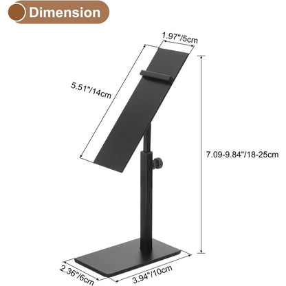 Uxcell 2 Pack Adjustable Height Shoe Risers Metal CountertopShoeRackHolder-Black
