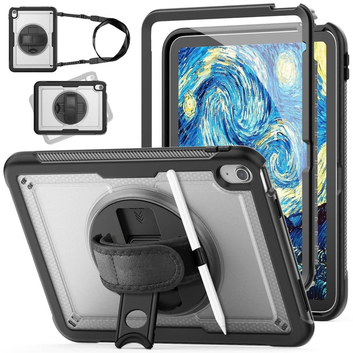 Case For IPad (A16) 11th/10th Generation 11/10.9 Inch 2025/2022, Sturdy-Clear