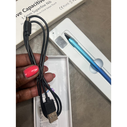 Stylus Pen For IPad 2018-2023 With Palm Rejection, Active Pencil (Gradient Blue)