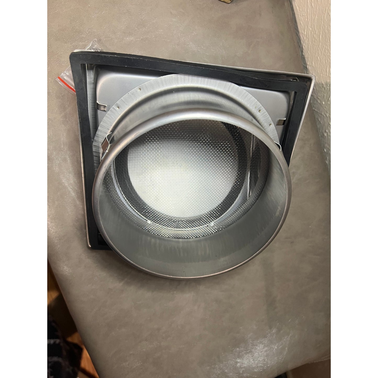 Gisafai 6 Inch Dryer Vent Cover Outdoor With Stainless Steel Screen Silver