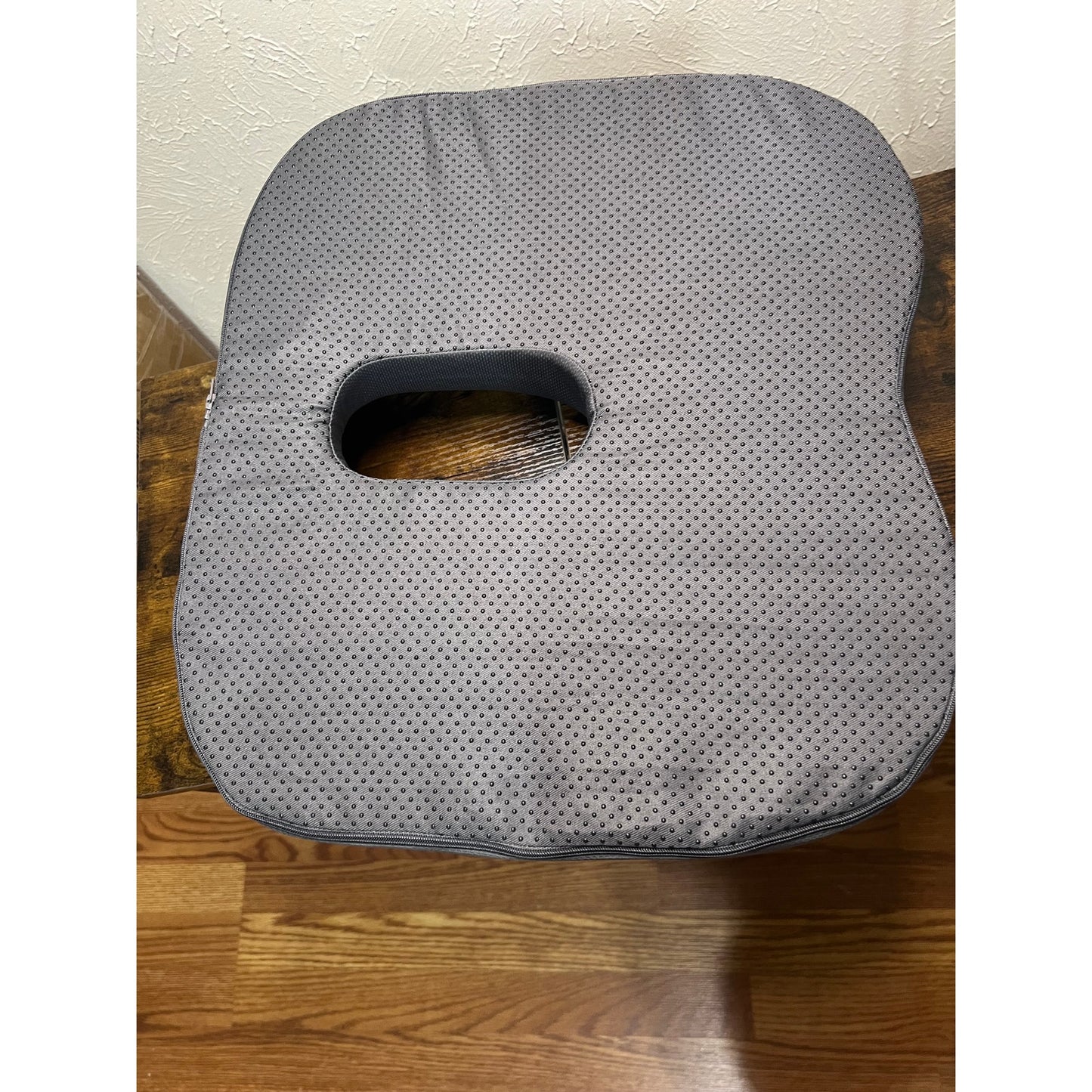 TushGuard Ergonomic Seat Cushion With Coccyx Cutout - 4-Zone Structure Office Chair Cushions For Tailbone Pressure Relief, Non-Slip Chair Pad With Washable Cover For Car, Office, Wheelchair, Grey