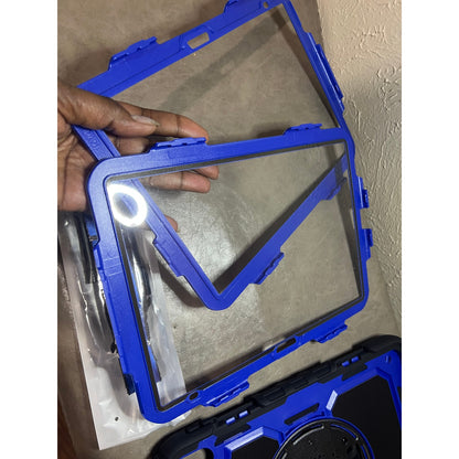 SEYMAC Stock Case For IPad (A16) 11th/10th Generation 11''/10.9'',Blue+Black