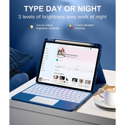 Harvopu Compatible With IPad Air 11 Inch & Air 5th/ Air 4th Gen (Navy Blue)