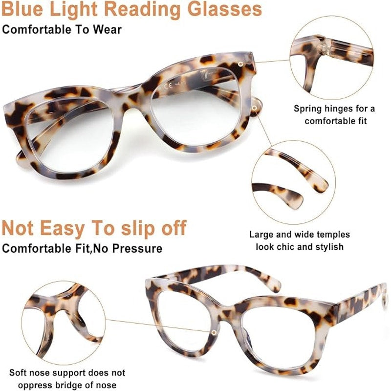 CHOFILORD Progressive Multifocus Reading Glasses (A1 Multicolor, 1.5, Diopters)