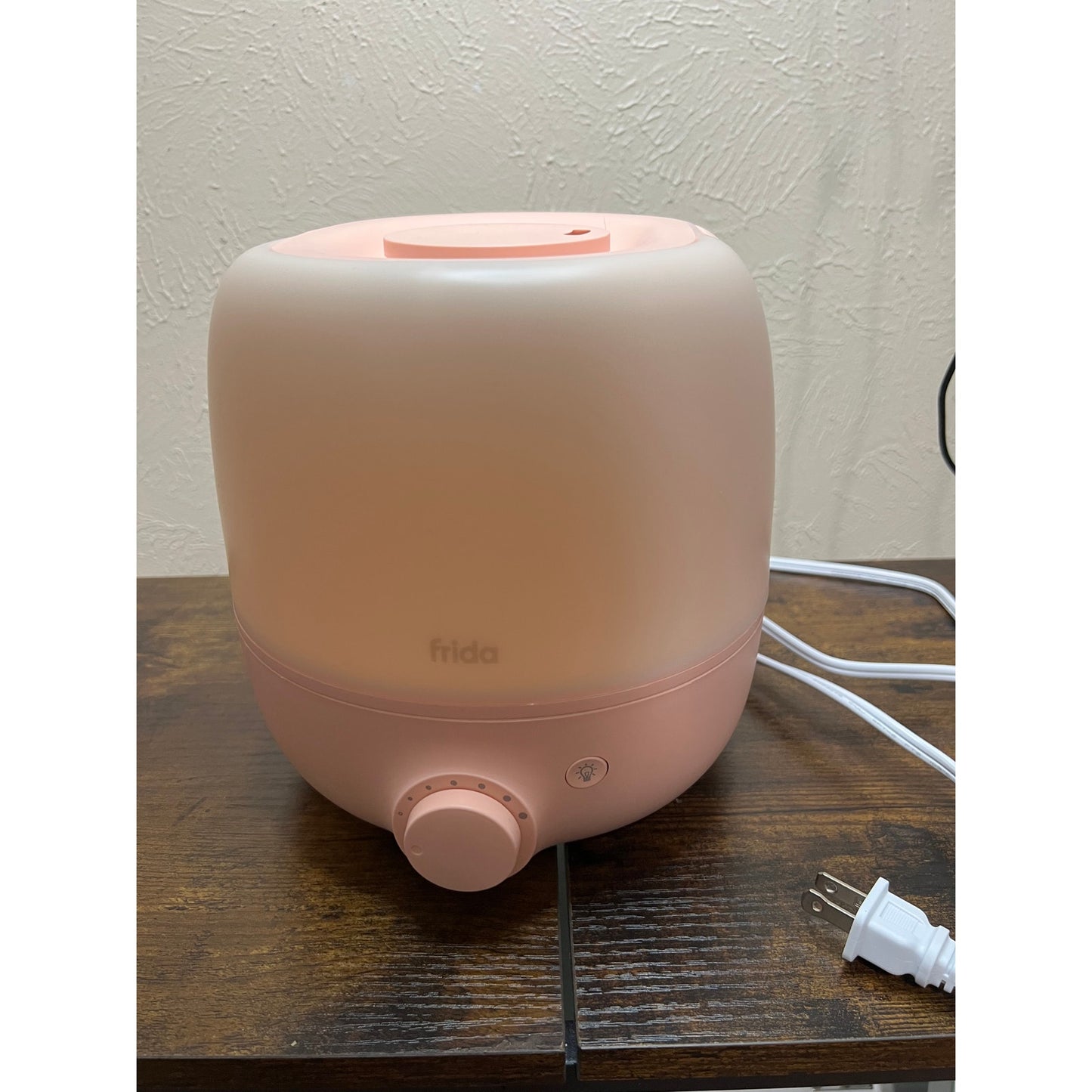 Frida Baby 3-In-1 Cool Mist Humidifier For Large Rooms, Top Fill Humidifie-Peach
