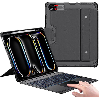 Nillkin IPad Pro 13 Inch Case With Keyboard M4 2024, Slide Camera Cover,