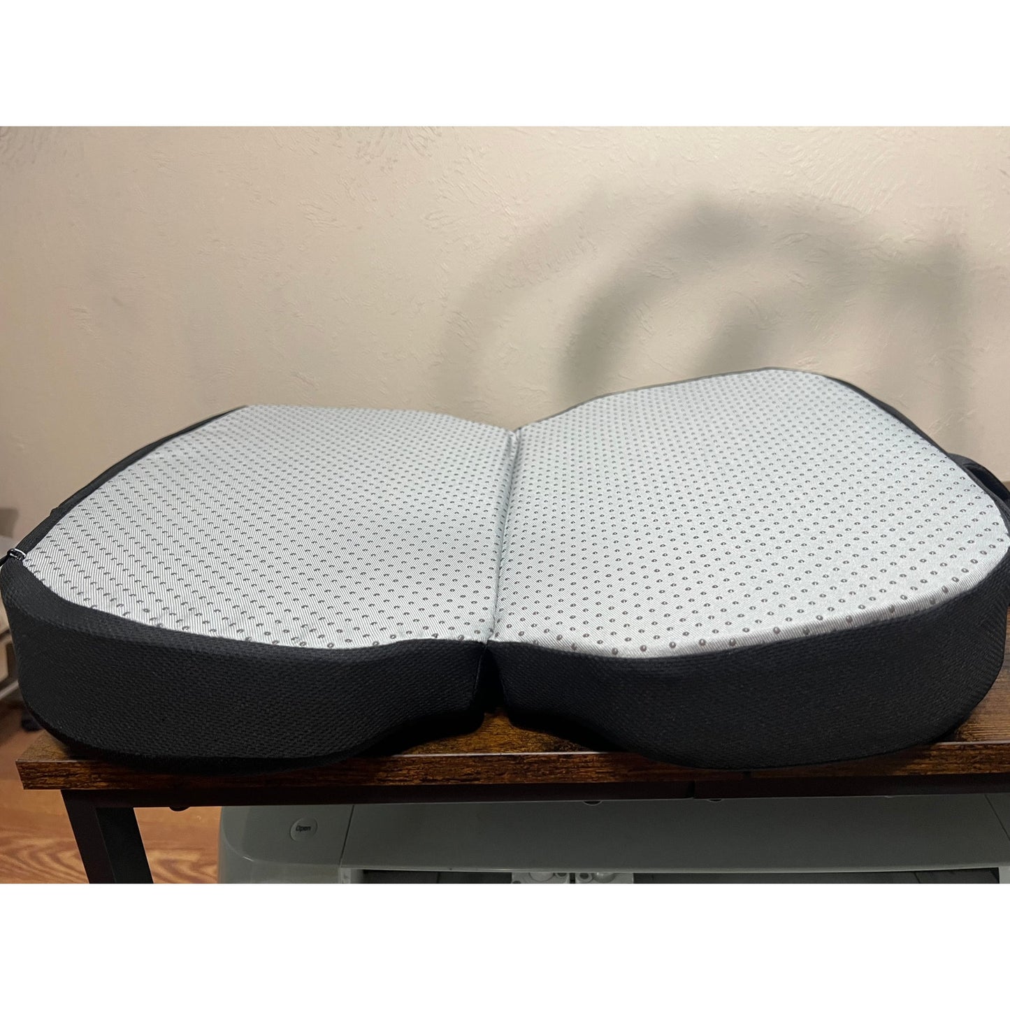 A-Pce Foldable Travel Seat Cushion-With Built-In Handles?Memory Foam Cushions For Relief Of Lower Back, Sciatic, Butt And Tailbone Pain-For Home & Office Use, Perfect For Travel Or Driving-Black