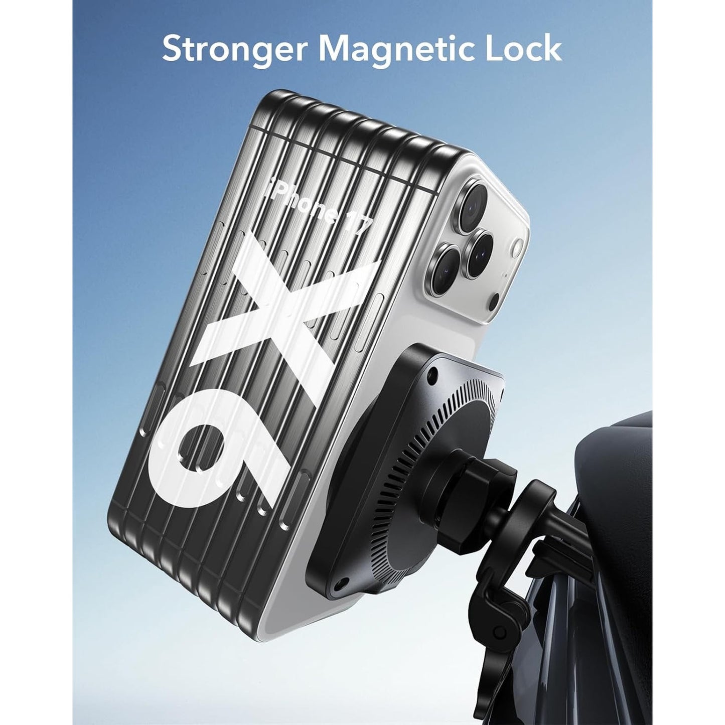 ESR For 15W MagSafe Car Mount Charger With CryoBoost, Phone Cooling MagSafe Car Charger, Air Vent/Dashboard Wireless Charging For IPhone 17/16/15/14/13/12, S25 Series, Pixel 10, Fast Charger