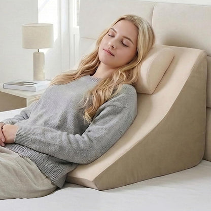 Vekkia 21” Back Rest Pillow With Dual-Layer Foam For Reclining And Sitting