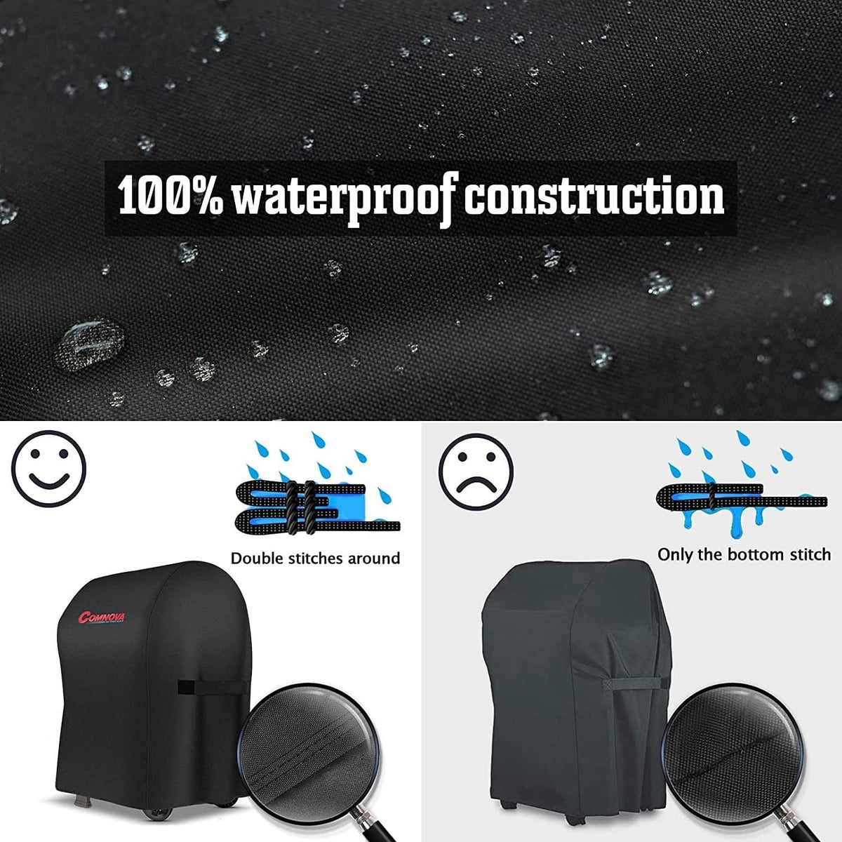 Comnova Grill Cover 30 Inch - 7105 BBQ Cover for Weber (NOT Fit Spirit II E-210)