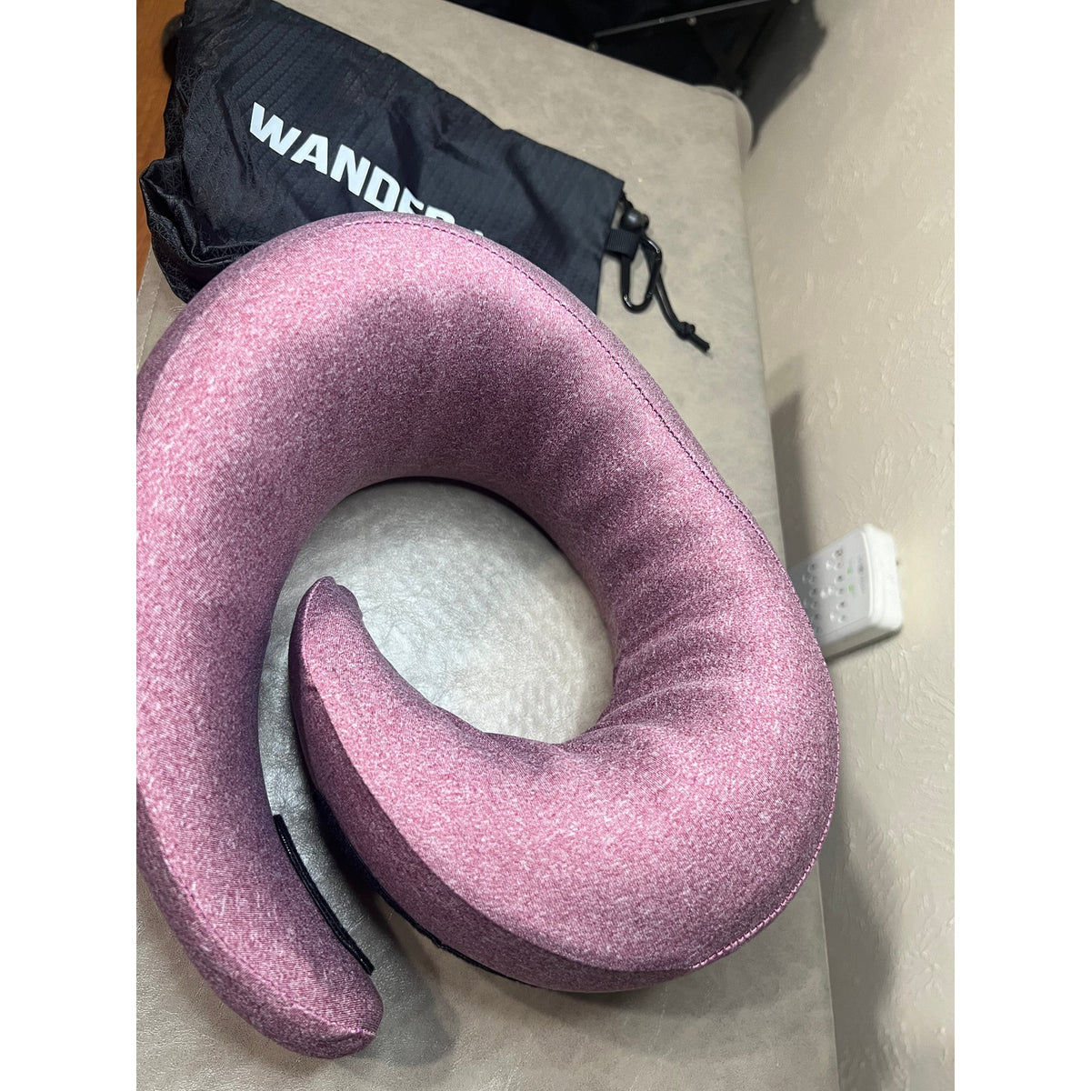 WANDER+ Memory Foam Travel Neck Pillow - Purple