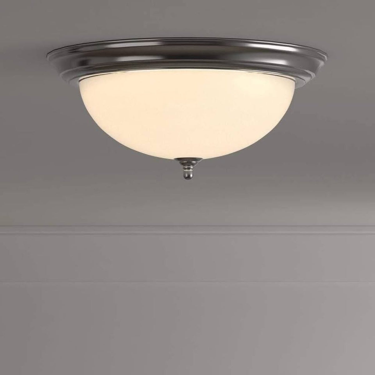 Progress Lighting 3-Light Ceiling Light, Flush Mount Ceiling Light Fixture for