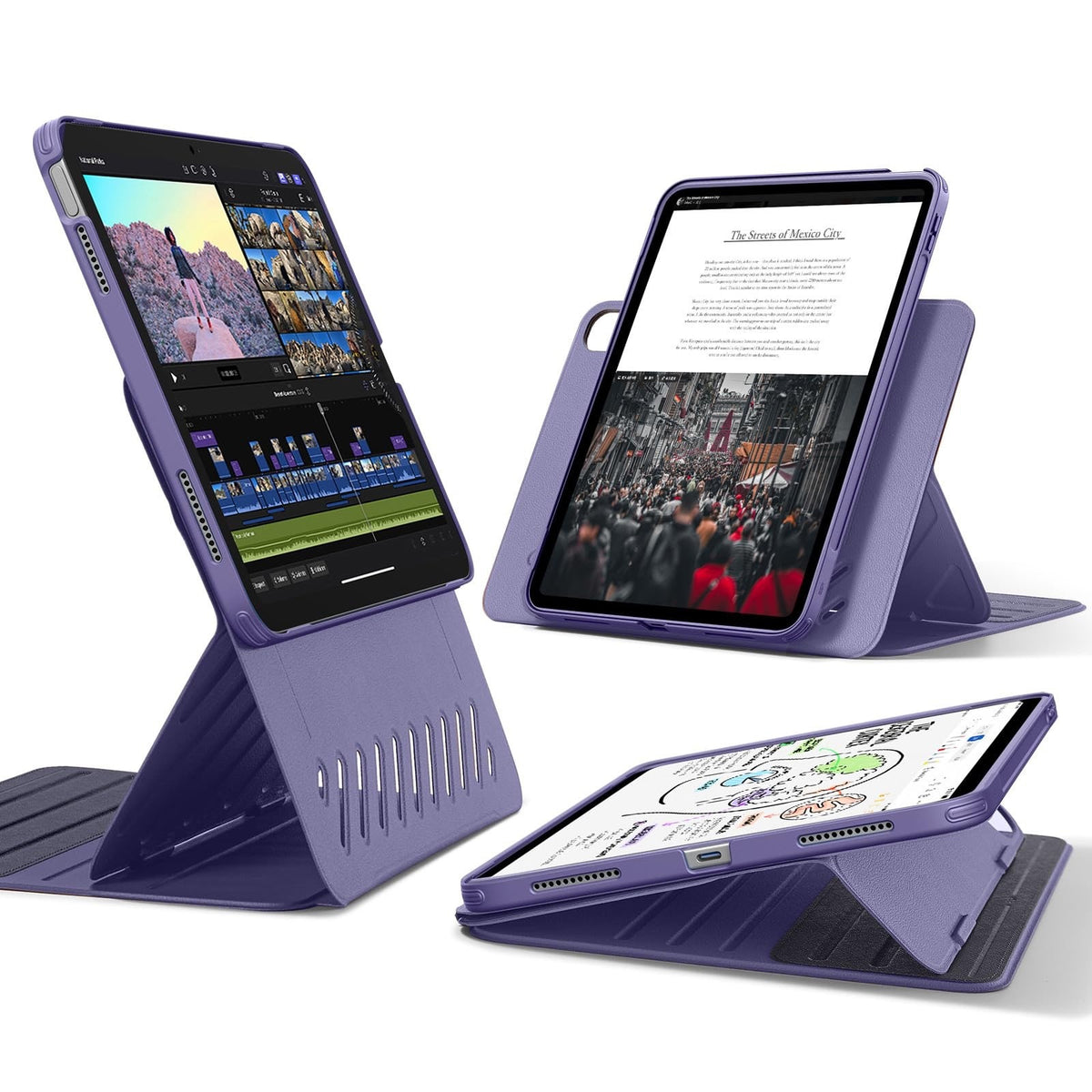 ESR For IPad A16 Case, IPad 11th/10th Generation Case (2025/2022) Purple